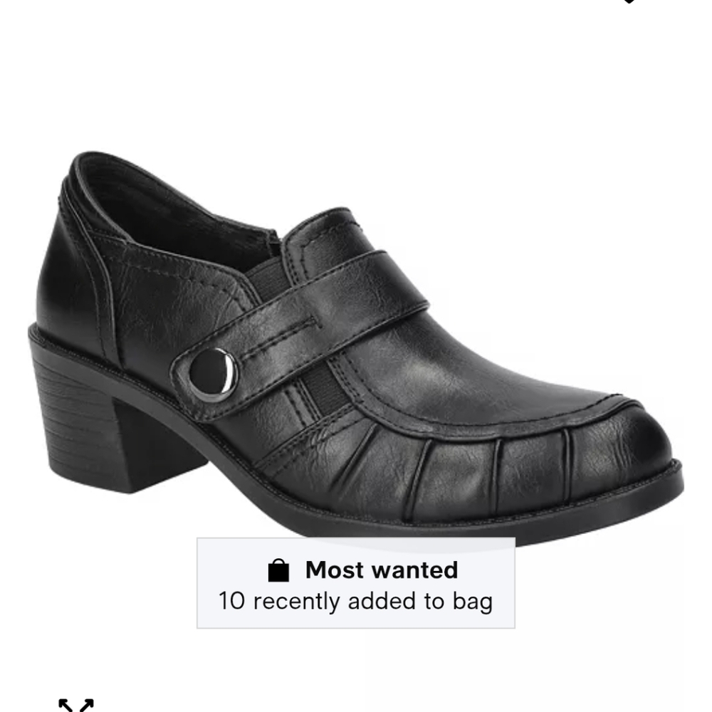 Easy Street Ballad Block Heel Shooties- 9.5